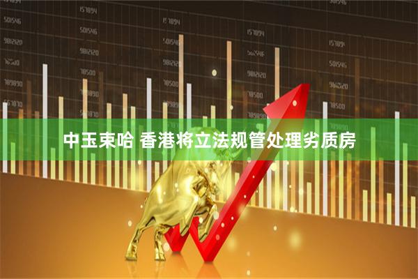 中玉束哈 香港将立法规管处理劣质房